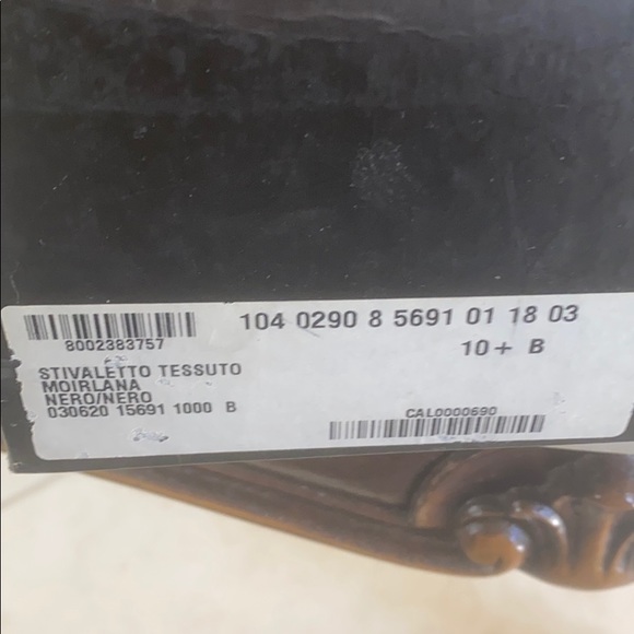 Gucci stivaletto tessuto ankle length boots s 10+ - Picture 5 of 7